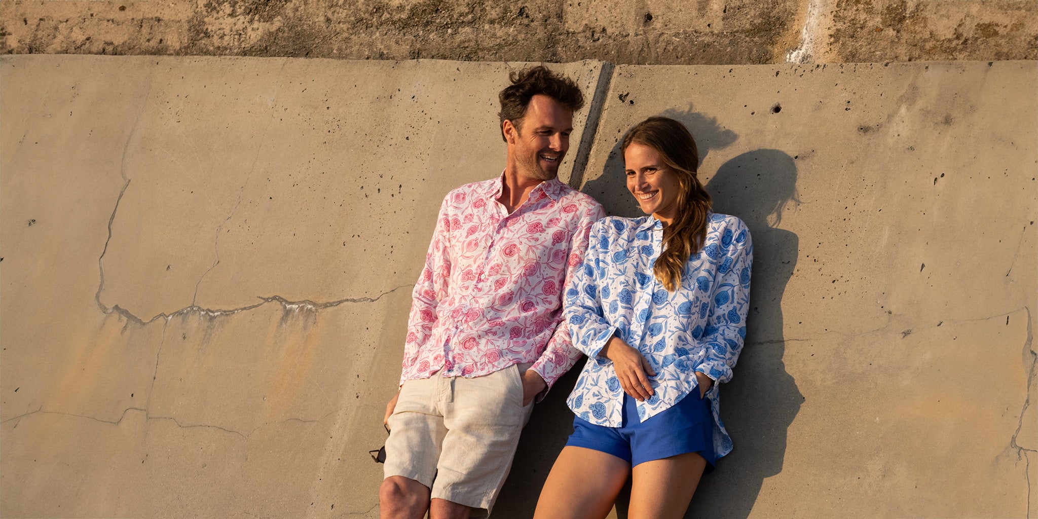 Fuss free loose and breezy linen and swimwear collections inspired by the low-key luxury lifestyle of Mustique in prints and colours inspired by the Caribbean nature of island and its surrounding seas.