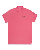 Premium Mens pure cotton coral pink polo shirt