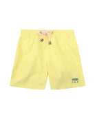 Boys swim shorts: YELLOW by Lotty B for Pink House Mustique holiday fashion