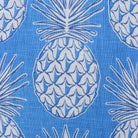 Childrens Linen Shirt: PINEAPPLE - BLUE swatch