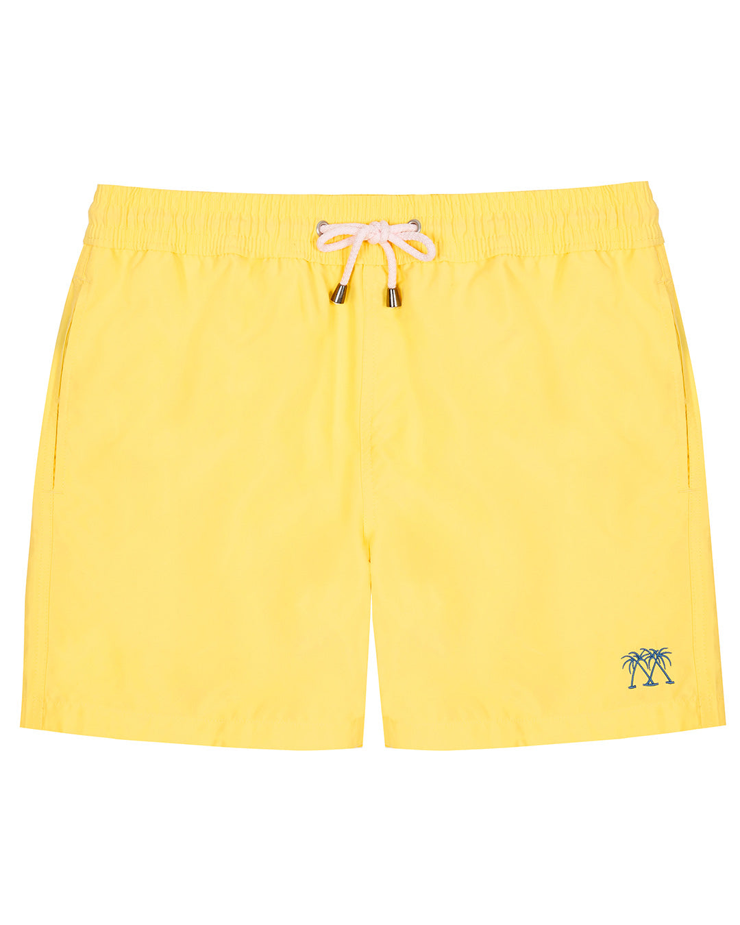 Quick dry swim trunks for men by designer Lotty B Mustique for Pink House beachwear