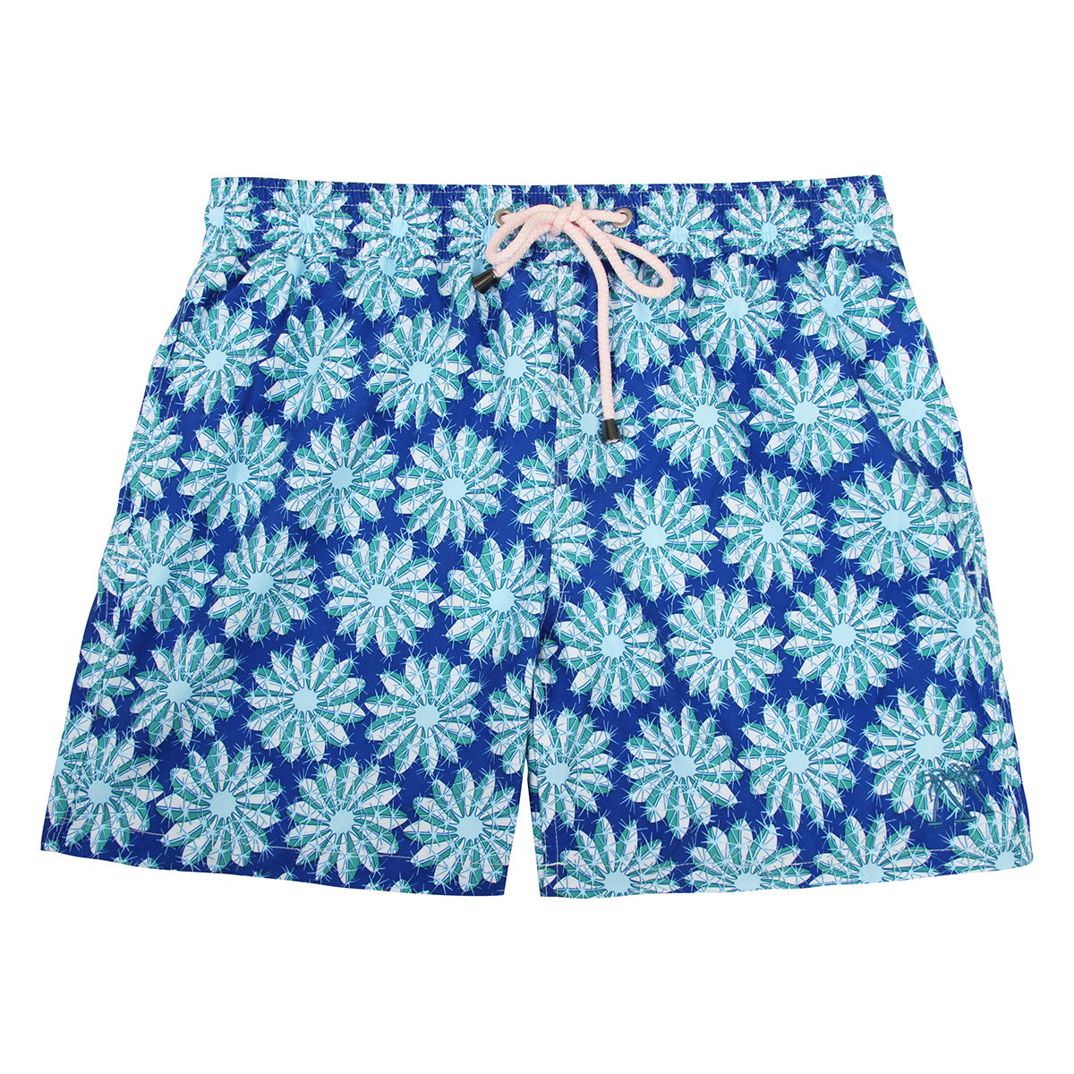 Mens swim trunks : CACTUS - NAVY/GREEN