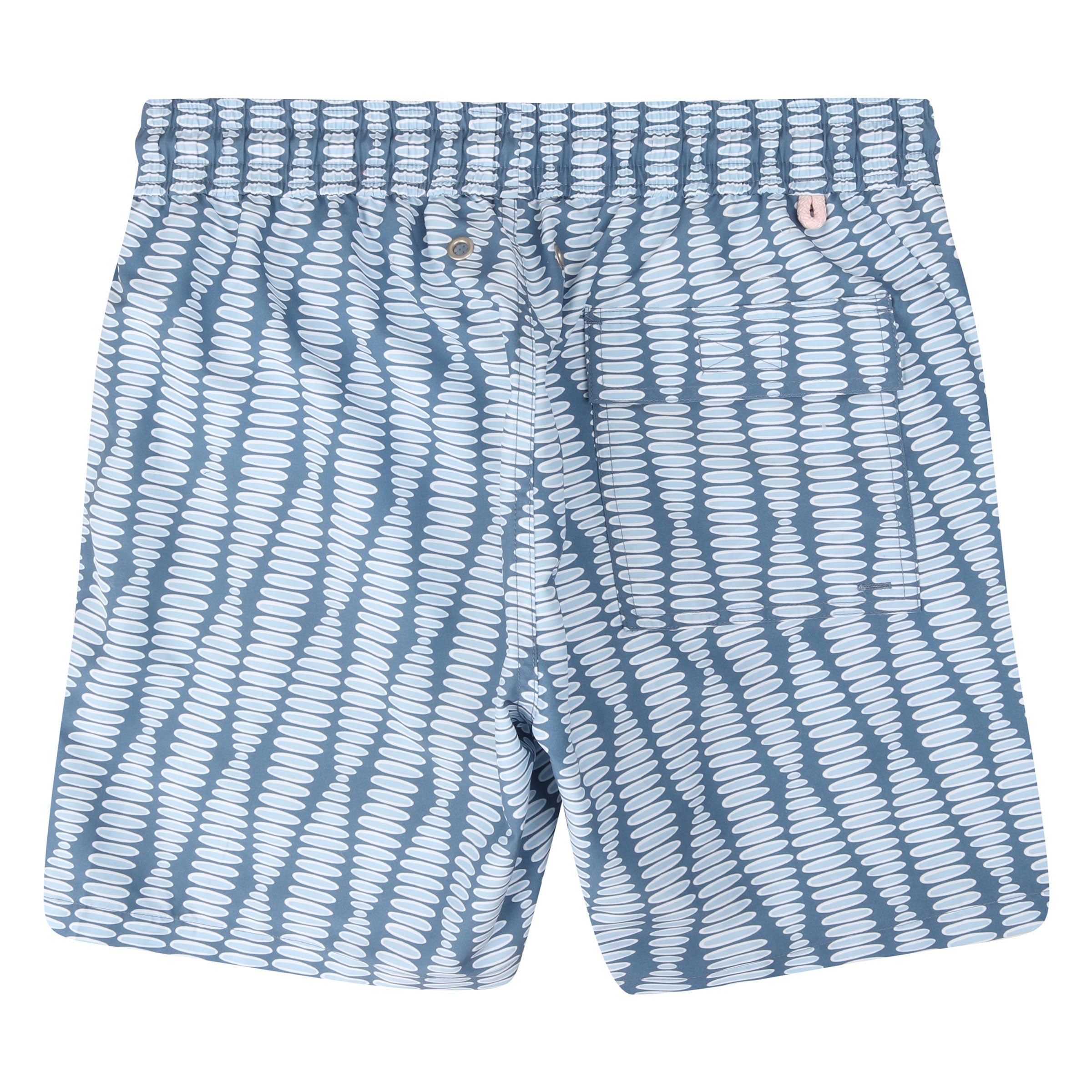 Mens swim trunks : FLAMBOYANT SEED - NAVY designer Lotty B Mustique holiday packing