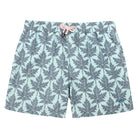 Mens swim trunks : PAPAYA - GREY PALE BLUE