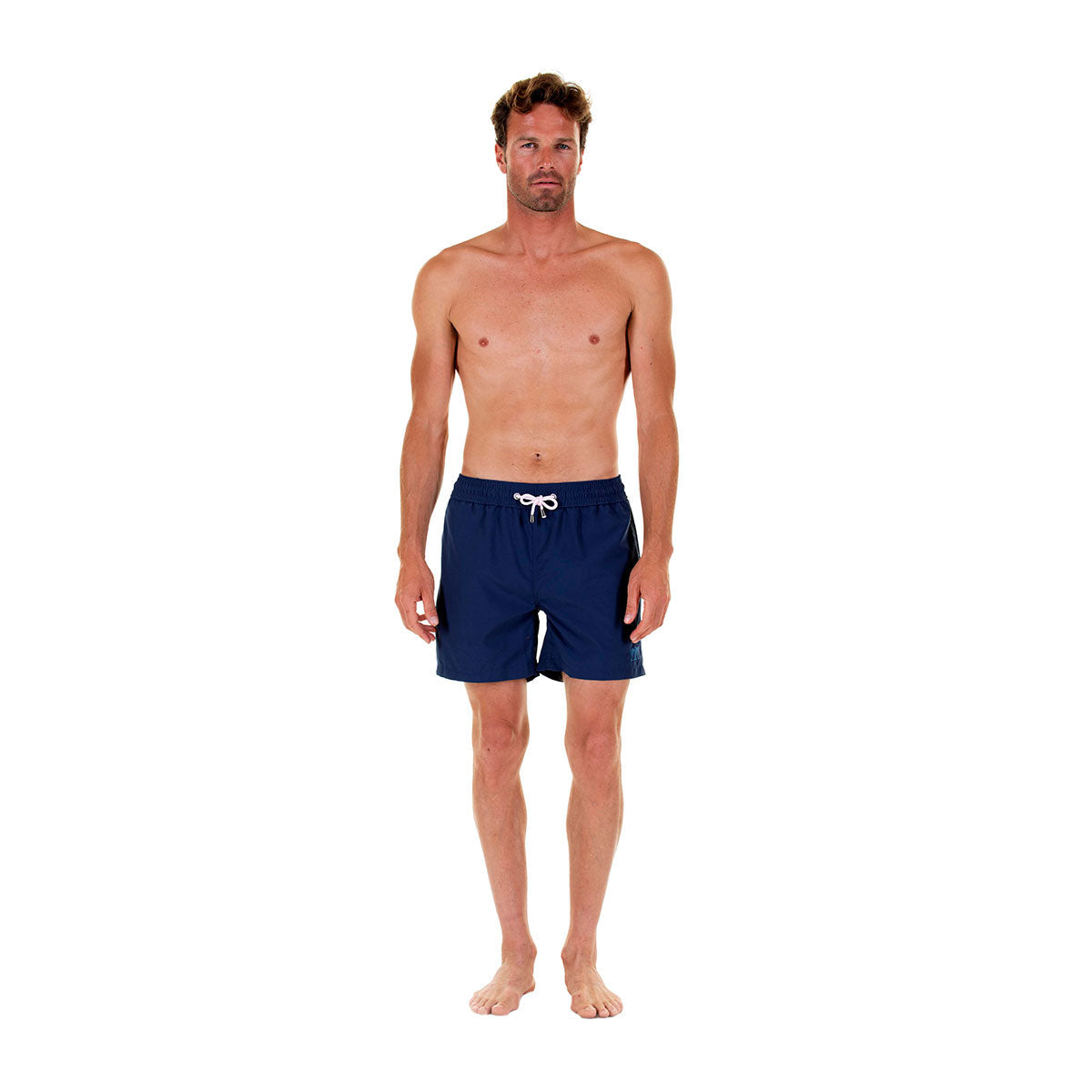 Mens swim trunks : MAKO NAVY - Front