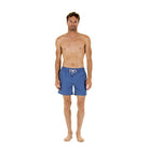 Mens Trunks : REGATTA BLUE  Pink House Mustique Resort wear