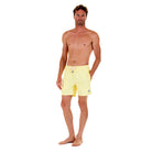 Mens swim trunks : YELLOW, front